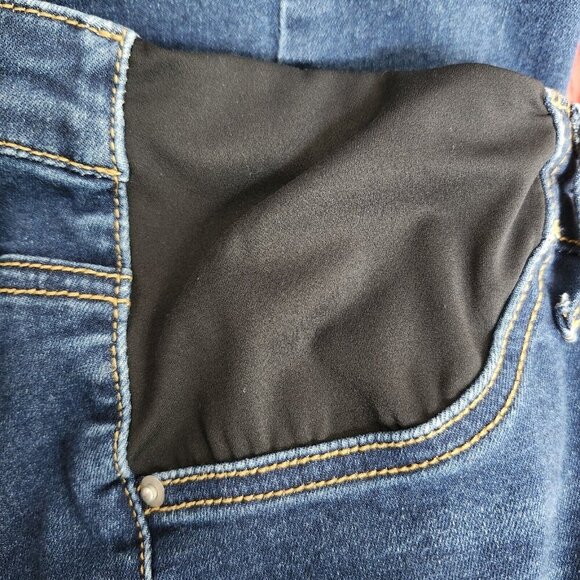 🪻BOGO🪻 Preggo Leggings Maternity Stretch Denim Tribeca Skinny Jeans Sz Small - Picture 12 of 14